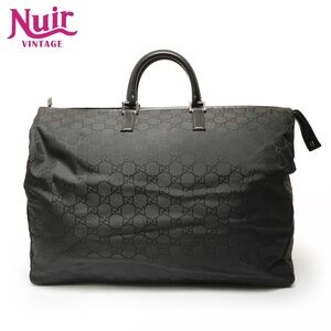 Gucci Boston bag GG canvas black